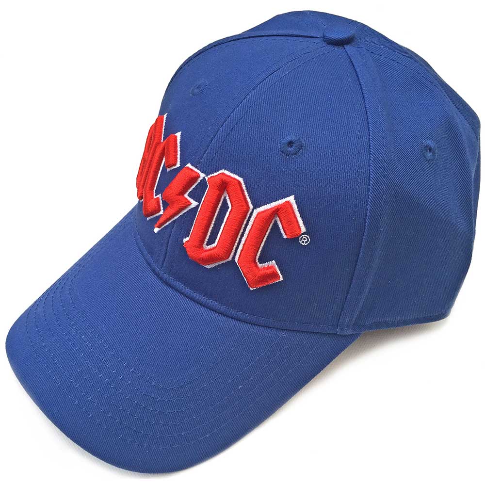 Image of AC/DC Unisex Baseball Cap - Red Logo Rock Off