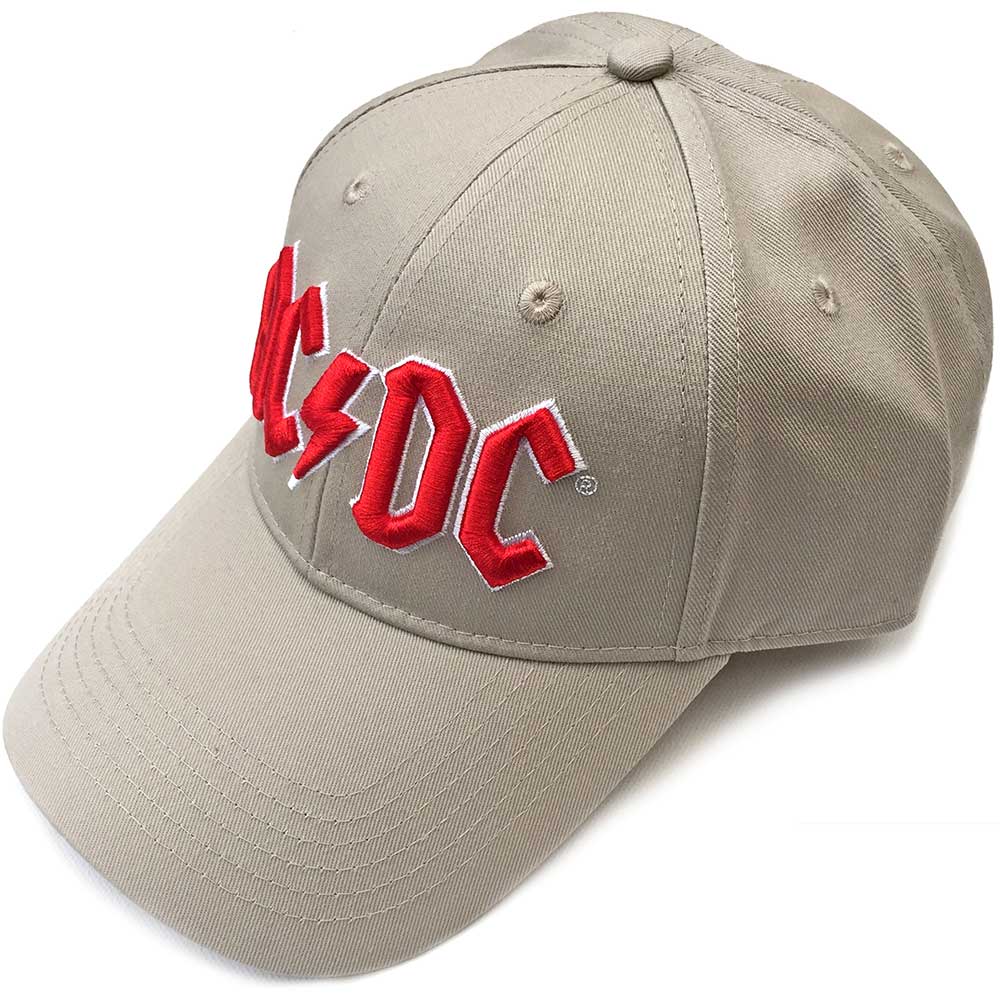 Image of AC/DC Unisex Baseball Cap - Sand Logo Rock Off