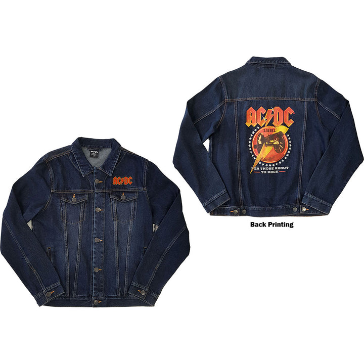 AC/DC About to Rock - Denim Jacket