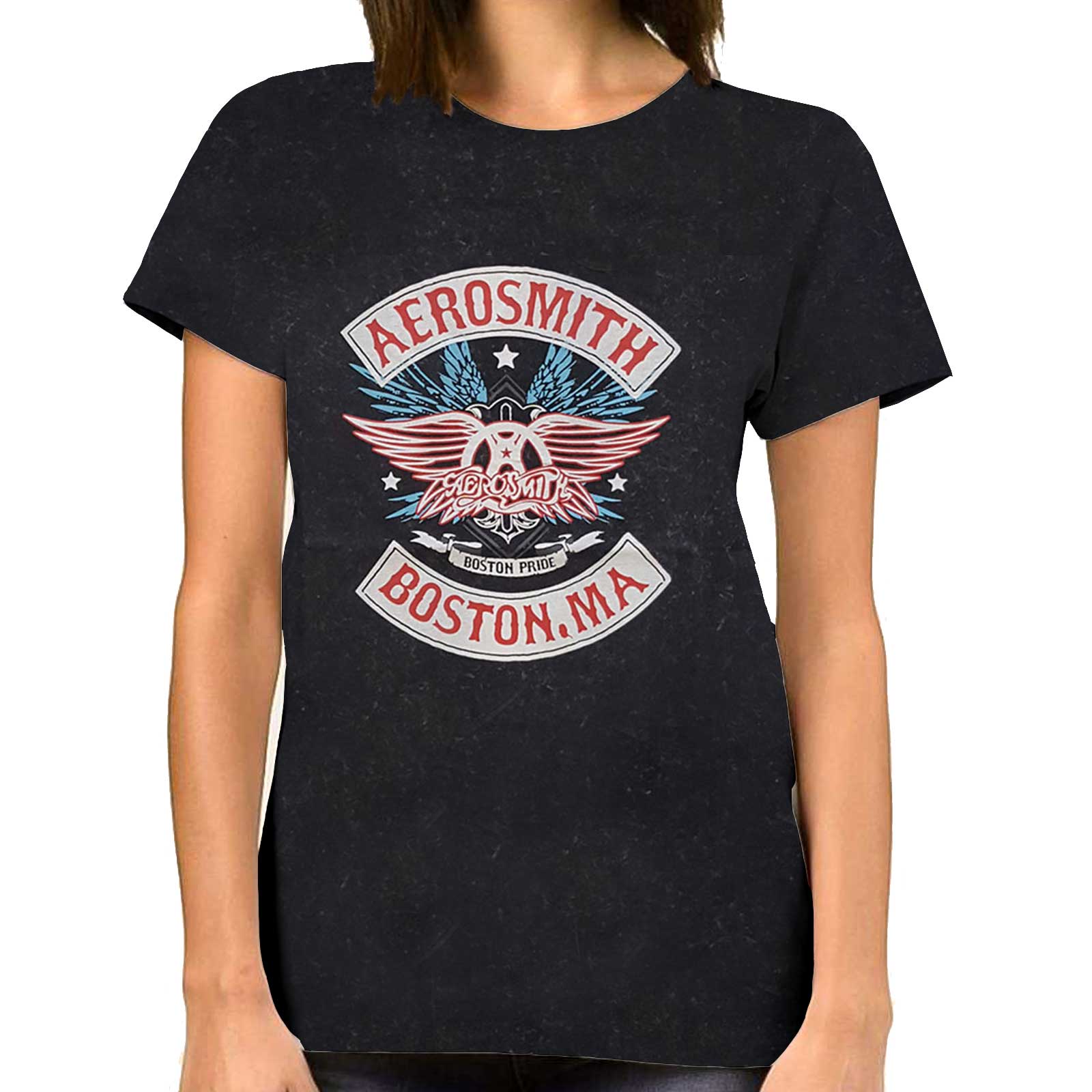 Image of Aerosmith Unisex T-shirt - Boston Pride Rock Off
