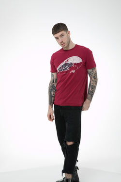 Image of Led Zeppelin Retro Blimp Amplified Men's T-shirt