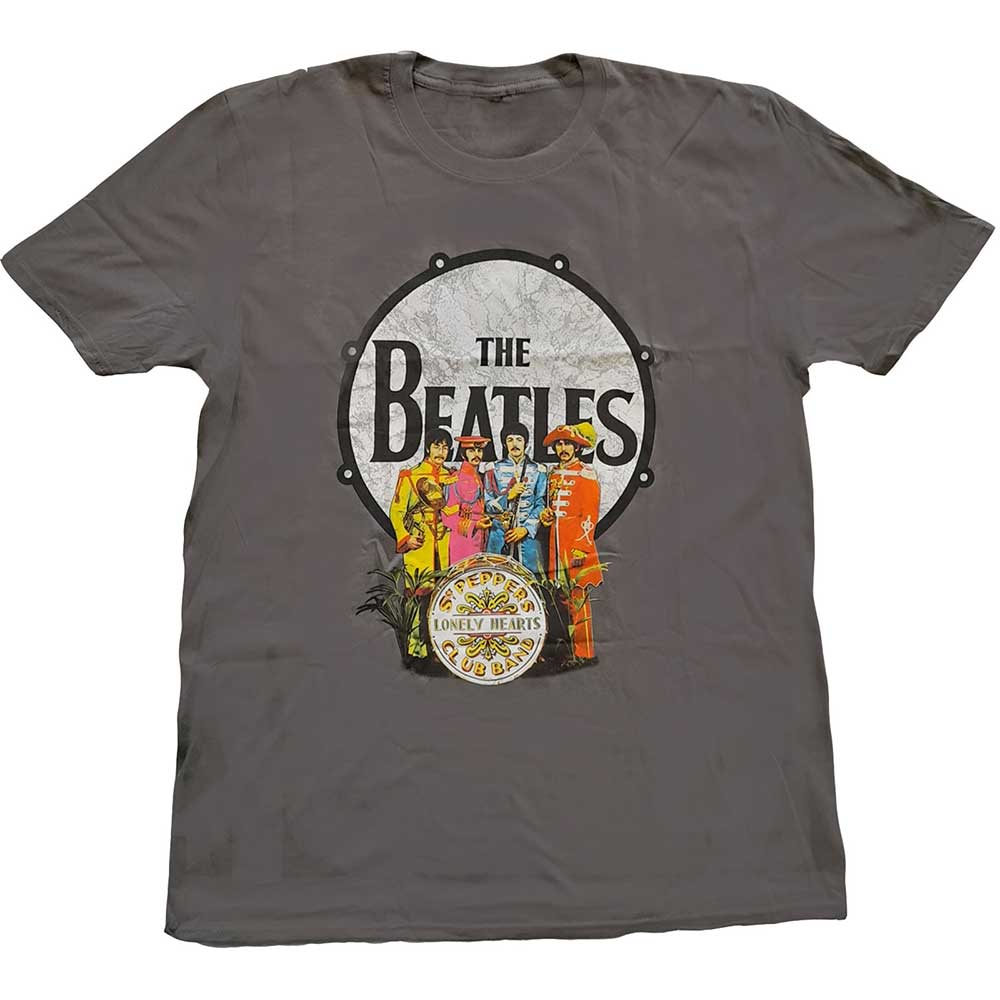 Image of The Beatles T-shirt - SGT PEPPER & Drum Rock Off