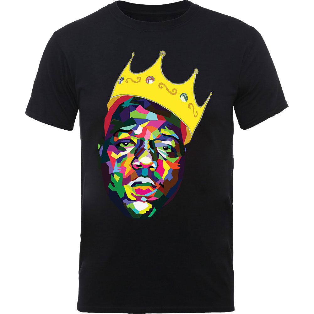 Image of The Notorious B.I.G T-Shirt - Biggie Crown Rock Off