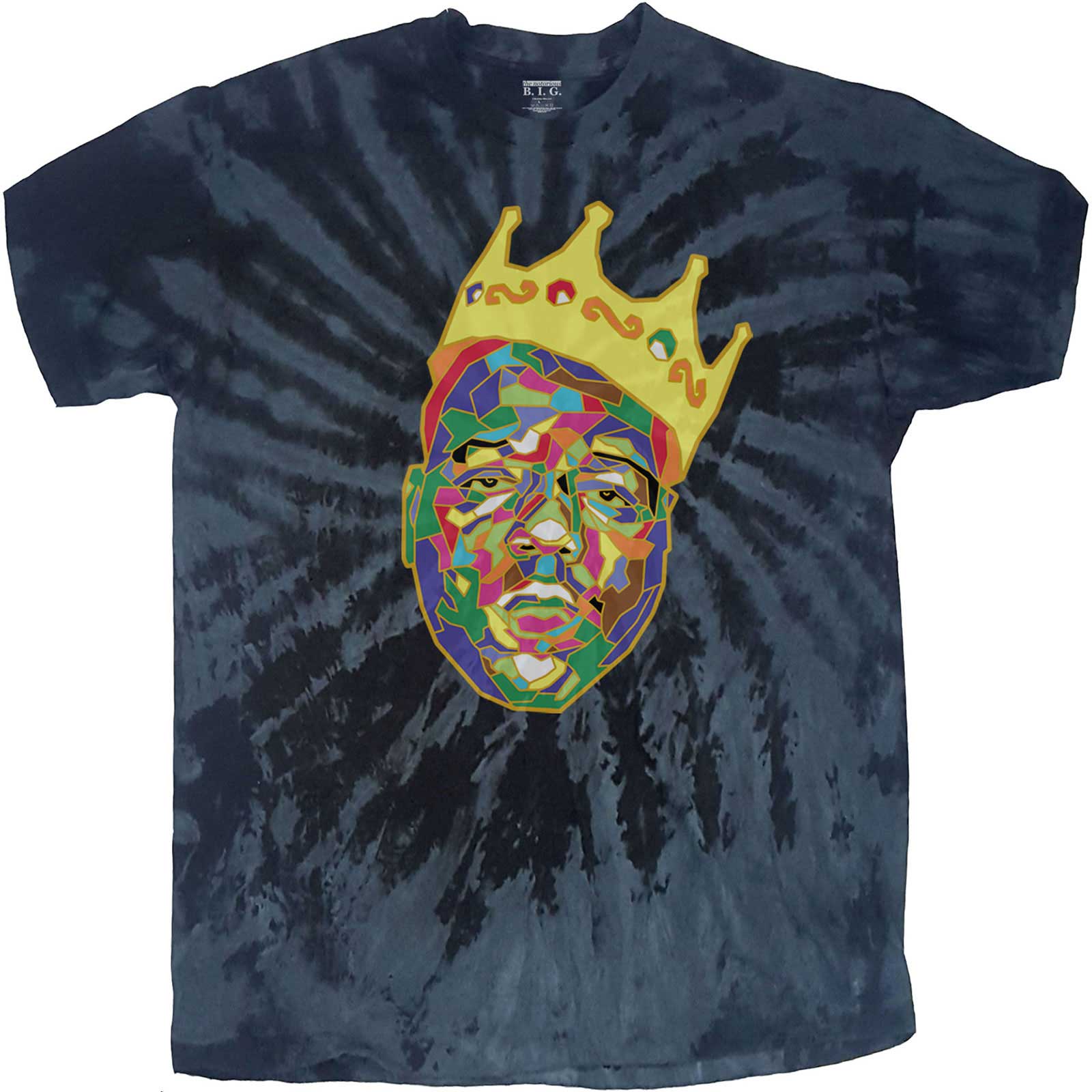 Image of The Notorious B.I.G T-Shirt - Biggie Crown Rock Off