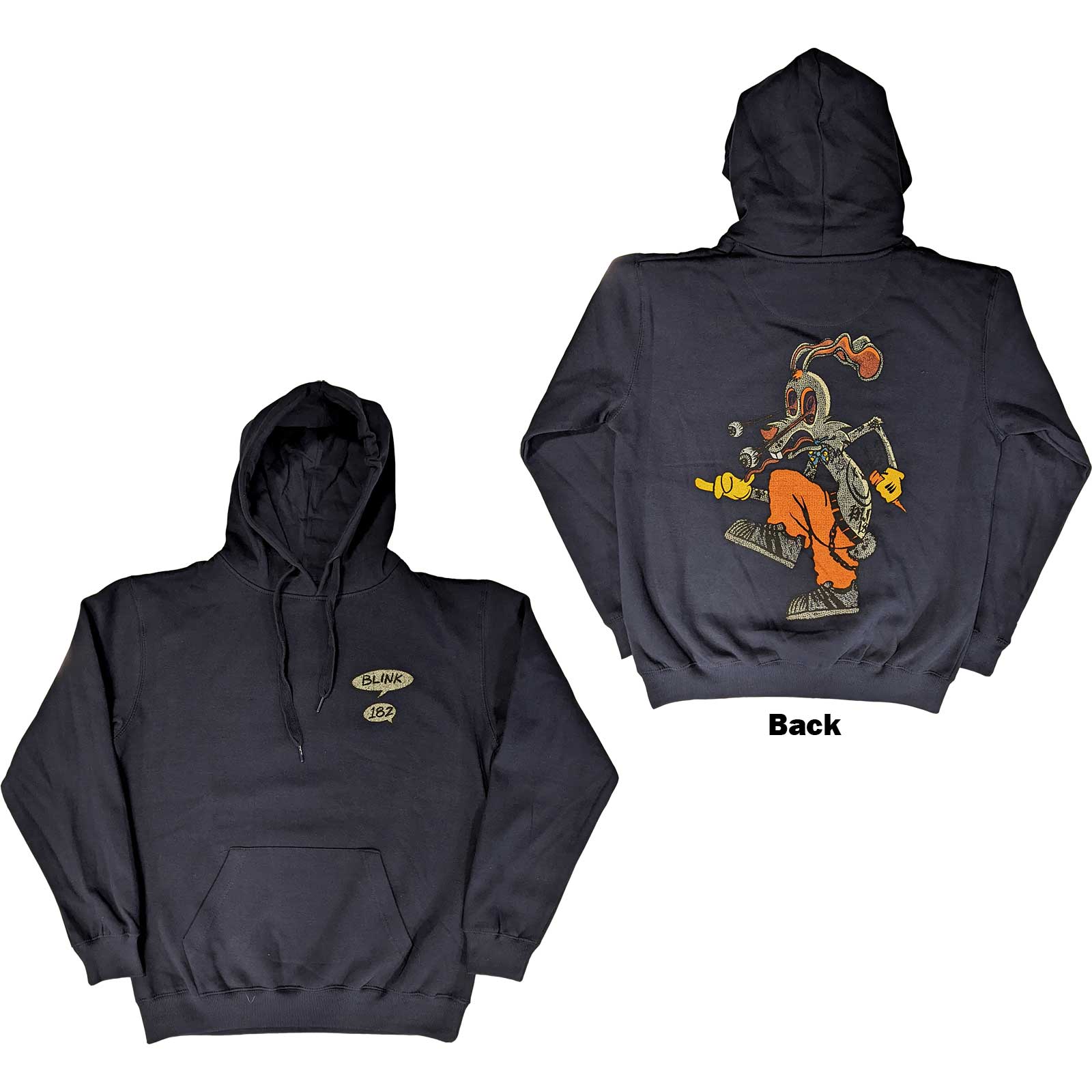 Image of Blink 182 Unisex Hoodie - Roger Rabbit Rock Off