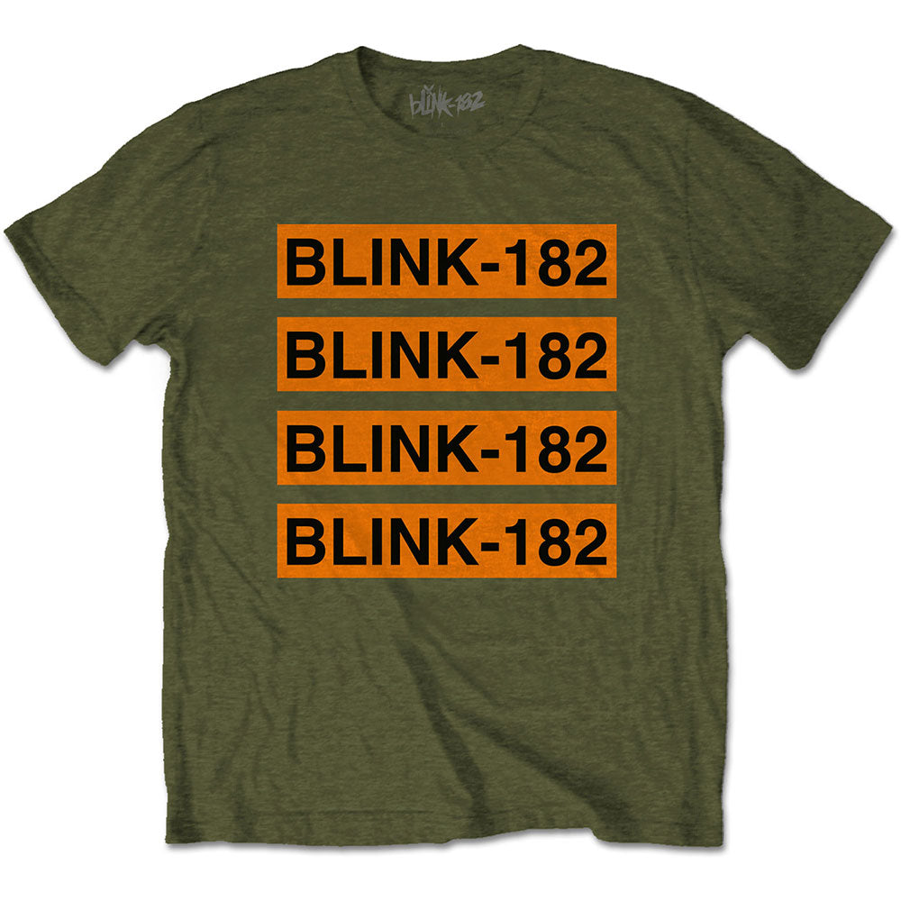 Image of Blink 182 Unisex T-Shirt - Logo Repeat Rock Off