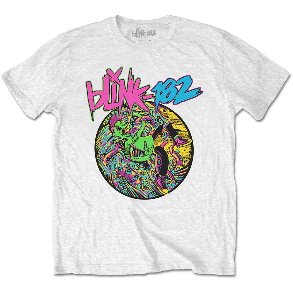 Image of Blink 182 Unisex T-Shirt - Overboard Event Rock Off