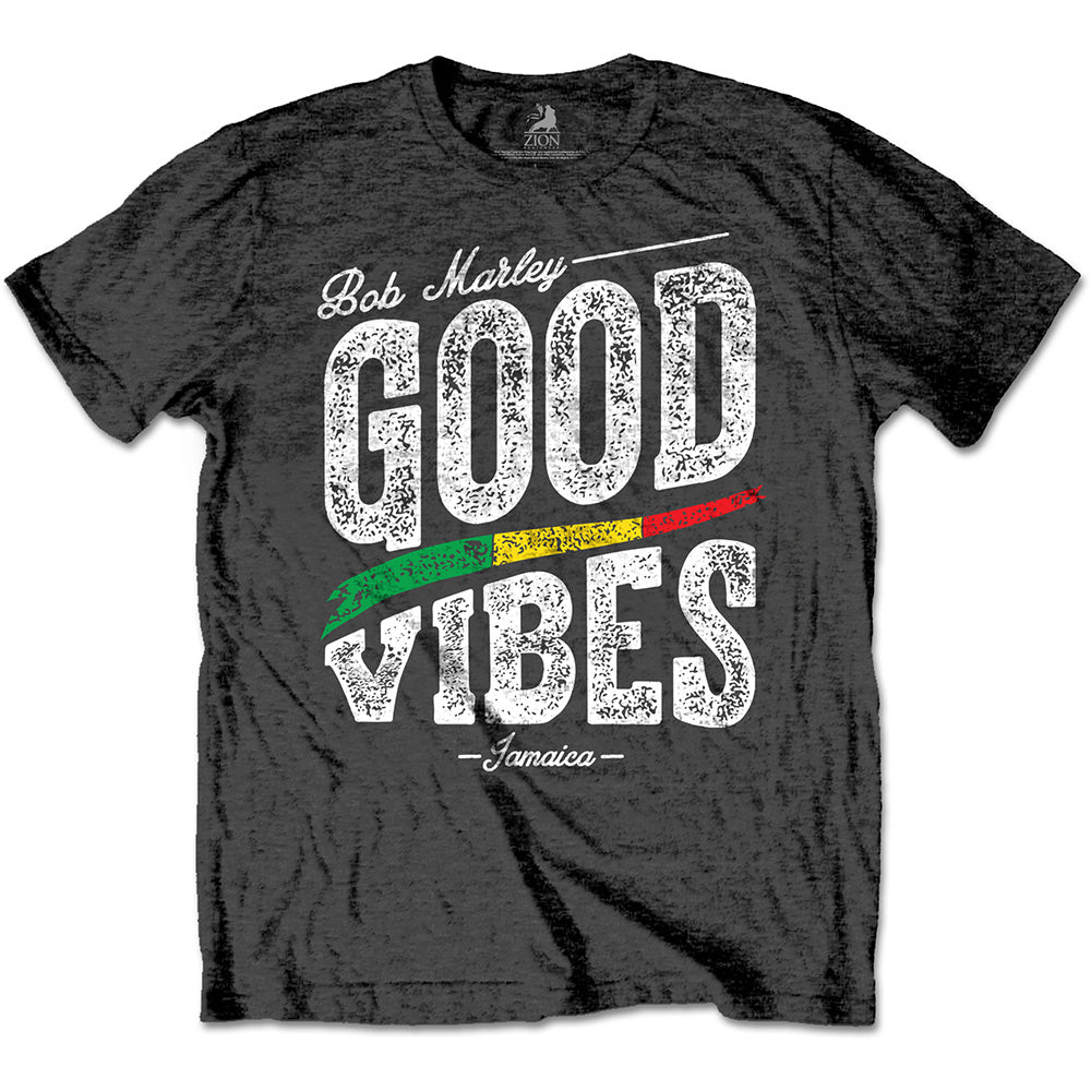 Image of Bob Marley Unisex T-Shirt - Good Vibes Rock Off