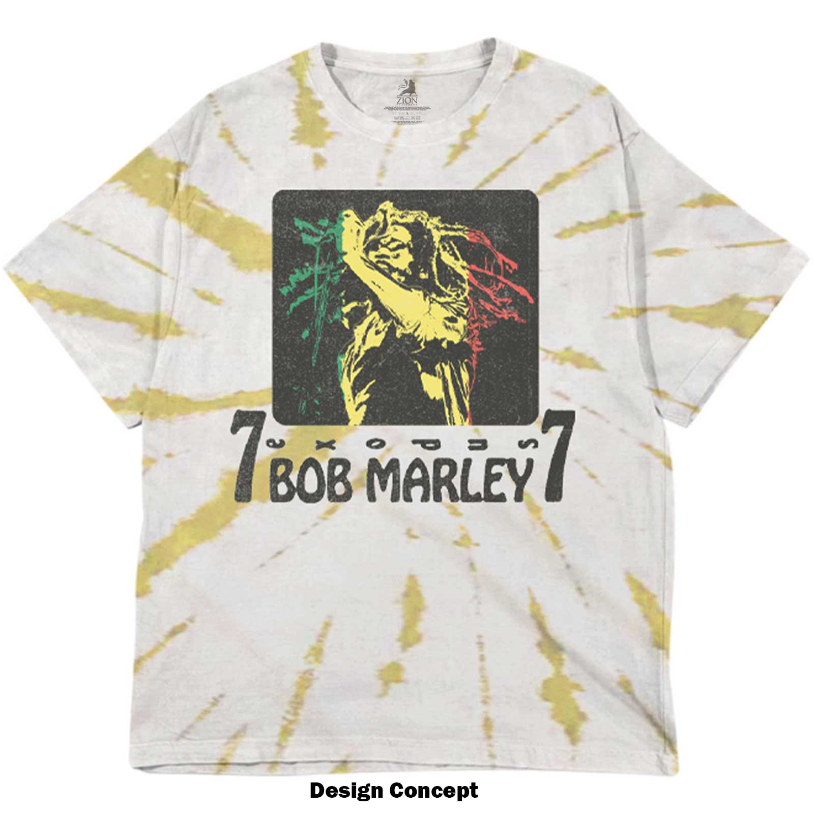 Image of Bob Marley - 77 Dye Wash Rock Off