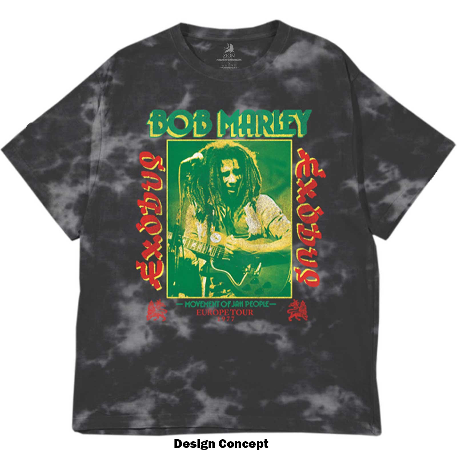 Image of Bob Marley - EXODUS TIE-DYE Rock Off
