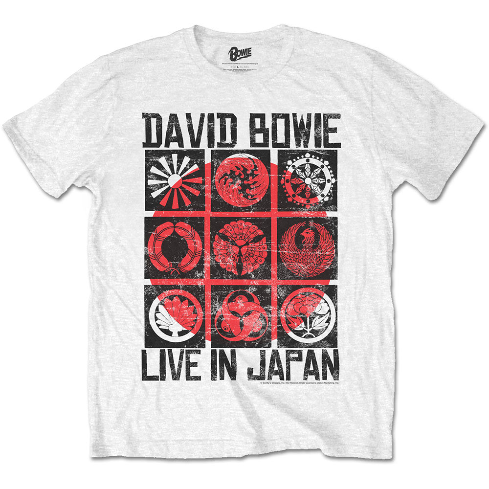 Image of David Bowie T-Shirt - Live in Japan Rock Off