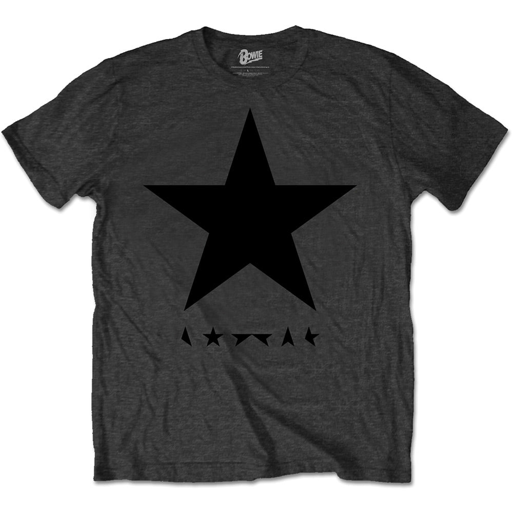 Image of David Bowie T-Shirt - Black Star Rock Off