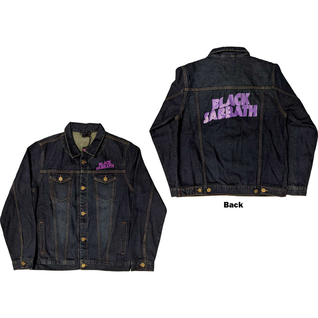 Black Sabbath Denim Jacket - Wavy Logo