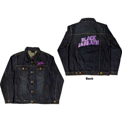 Image of Black Sabbath Denim Jacket - Wavy Logo