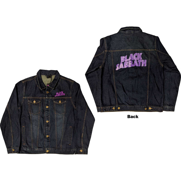 Black Sabbath Denim Jacket - Wavy Logo