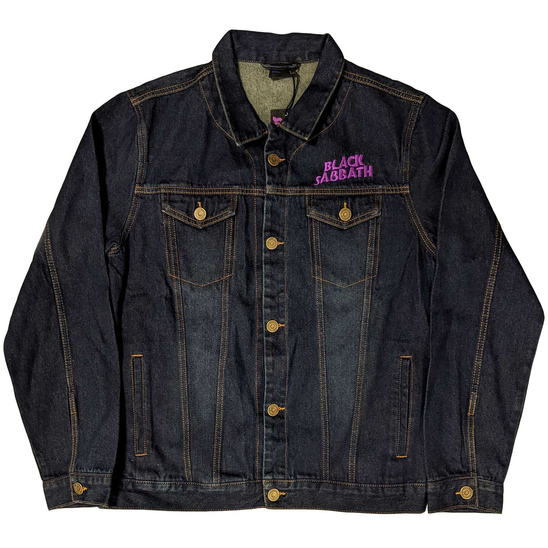 Black Sabbath Denim Jacket - Wavy Logo