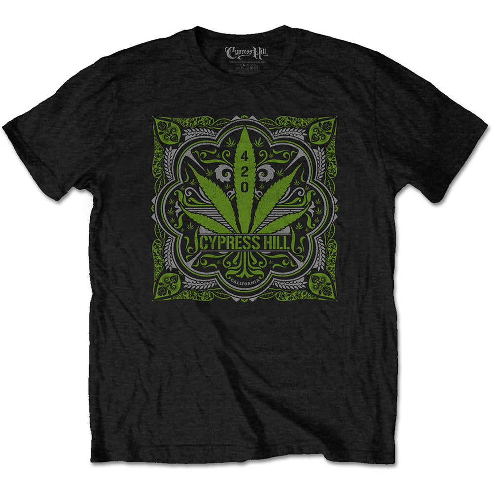 Image of Cypress Hill T-Shirt -420 Leaf Rock Off
