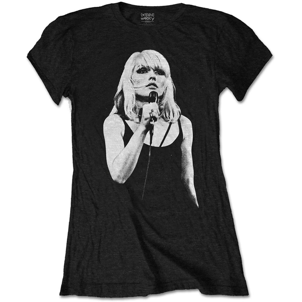 Image of Women's Debbie Harry T-shirt - Open Mic. Rock Off