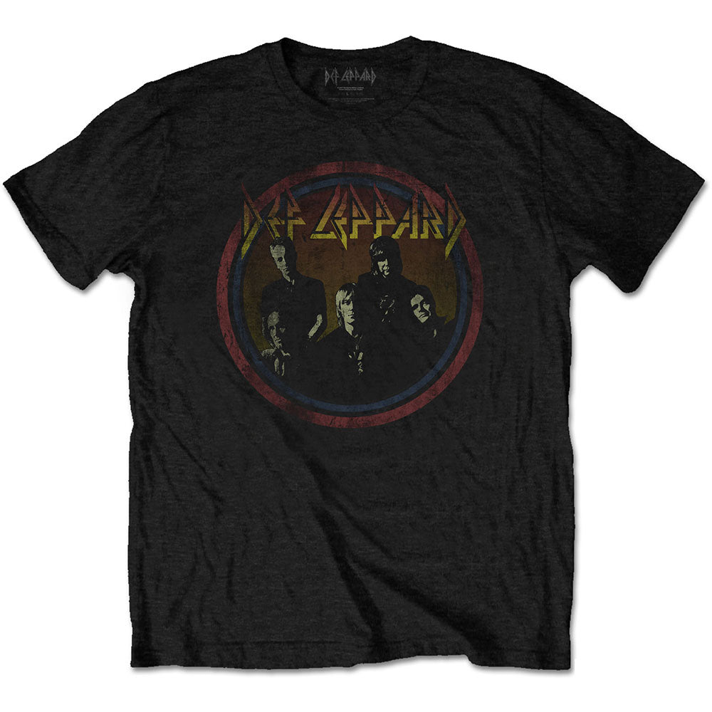 Image of Def Leppard T-Shirt - Vintage Circle Rock Off