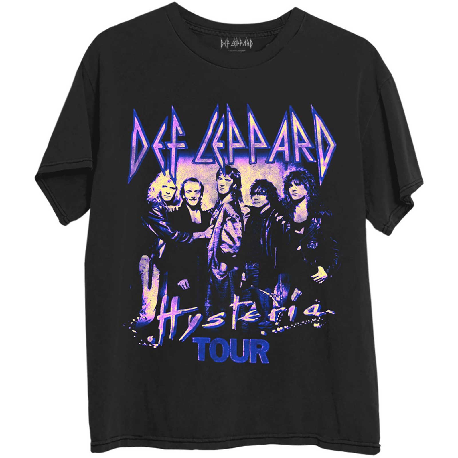 Image of Def Leppard T-Shirt - Hysteria Tour Rock Off