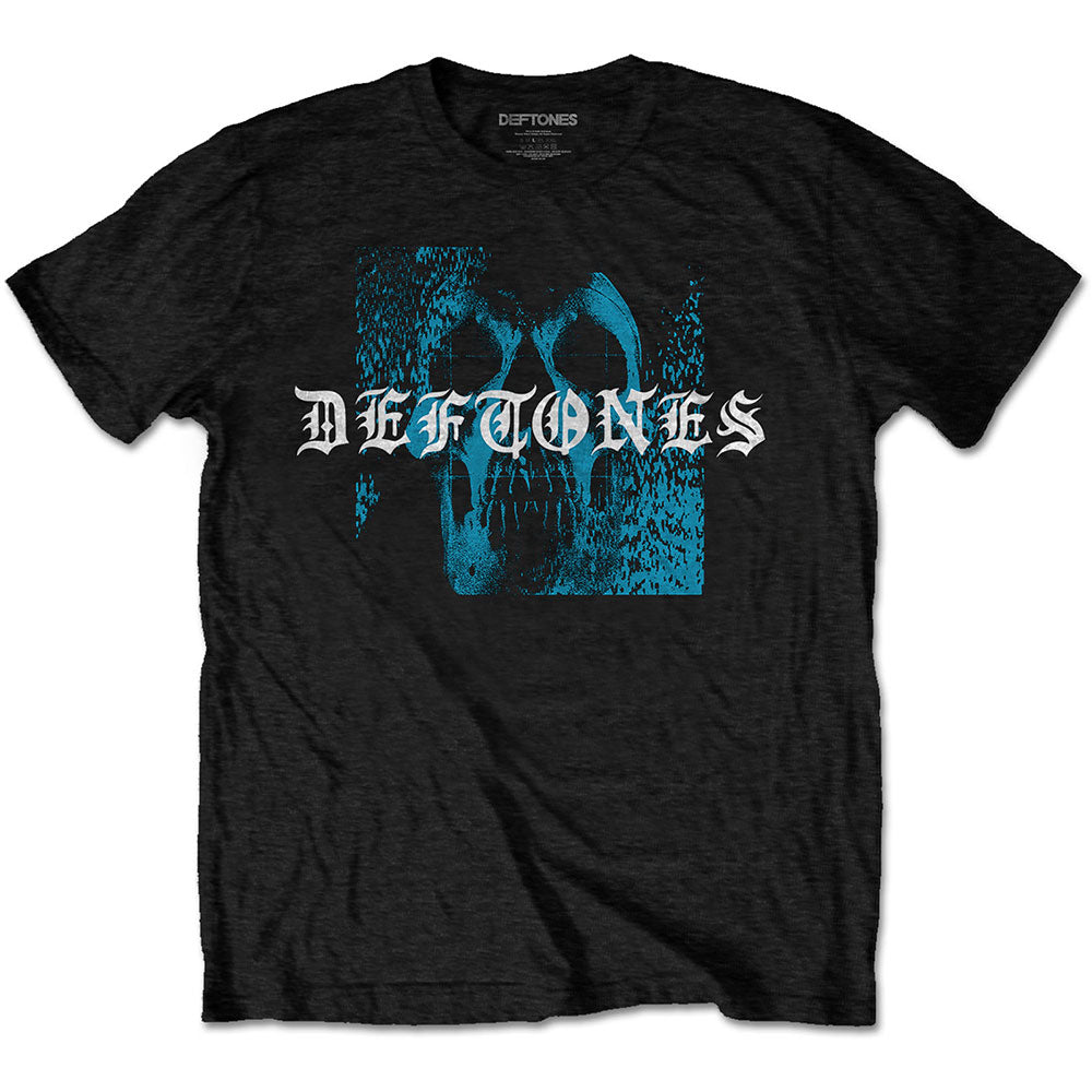 Image of Deftones Unisex T-shirt - Static Skull Rock Off
