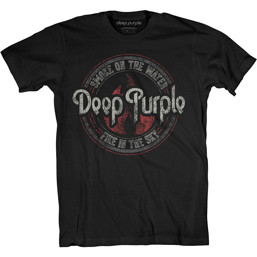 Image of Deep Purple T-shirt - Smoke on the water Rock Off