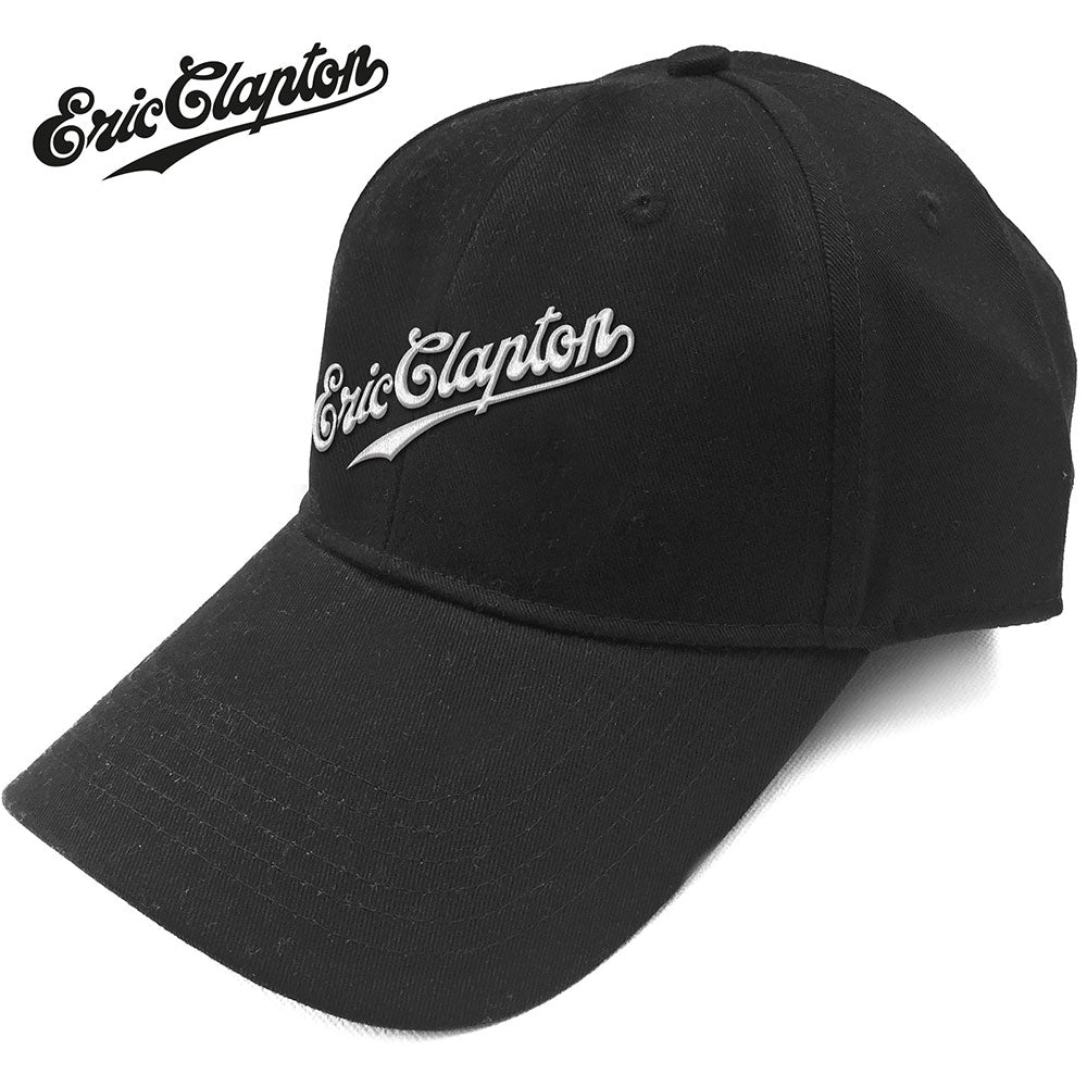 Image of Eric Clapton FUnisex Baseball Cap - Script Logo Rock Off