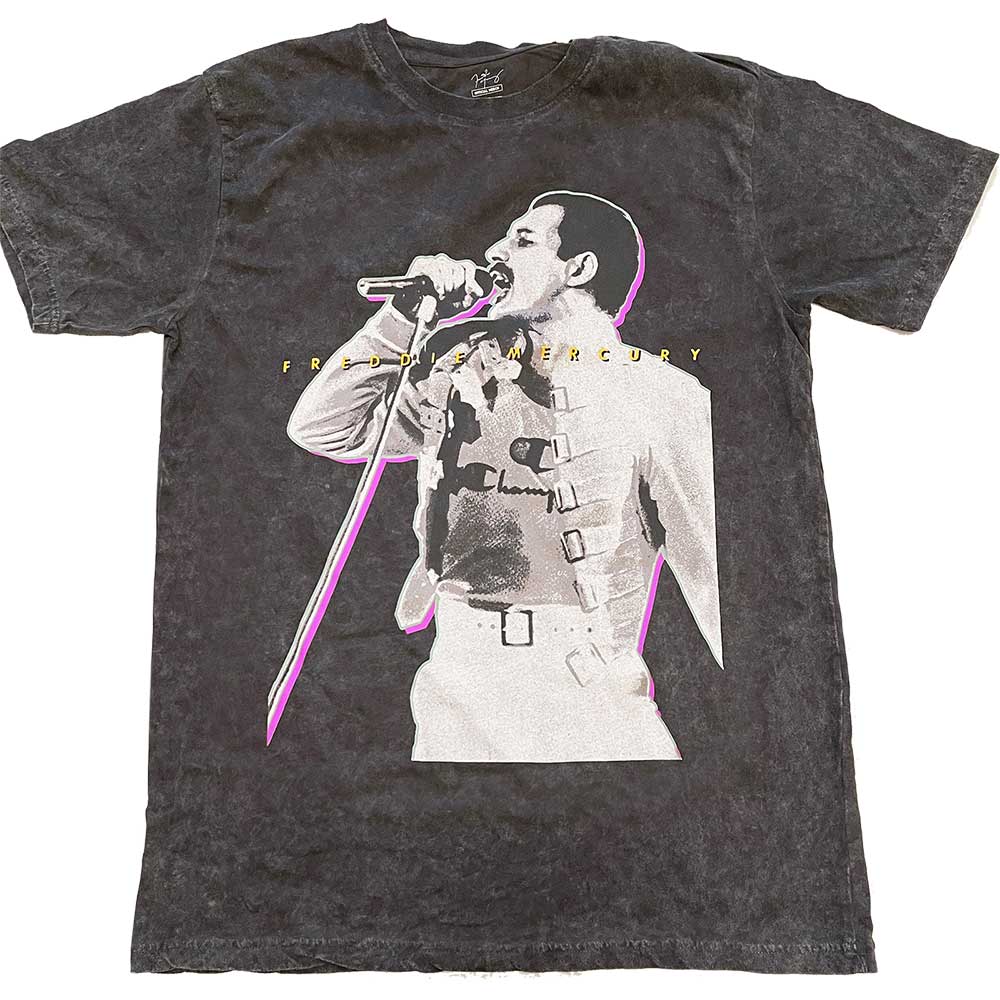 Image of Queen - Freddie Mercury T-shirt - Glow Rock Off