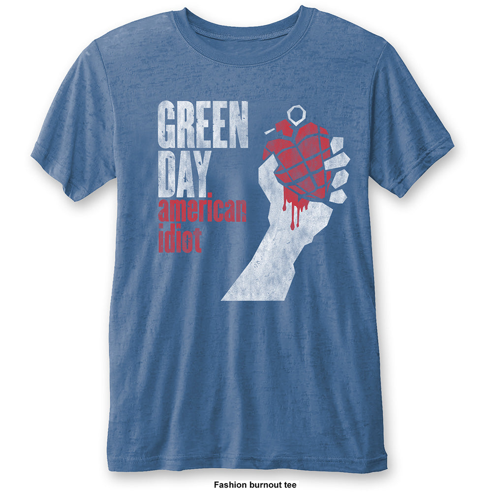Image of Green Day Burn Out T-Shirt - American Idiot Rock Off
