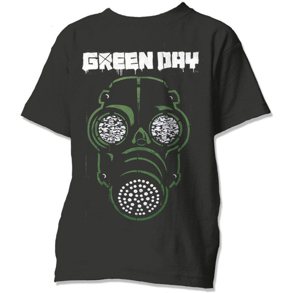 Image of Green Day T-Shirt - Green Mask Rock Off