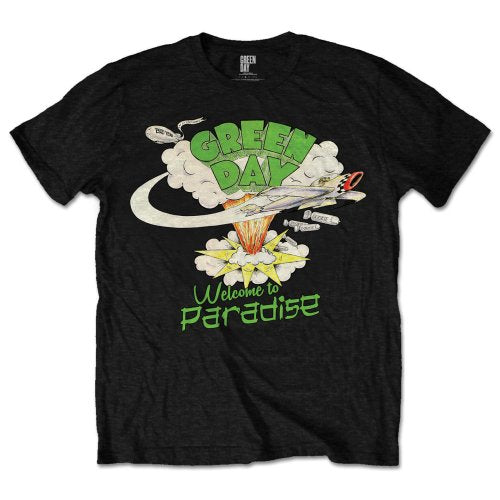 Green Day T-Shirt - Welcome to Paradise