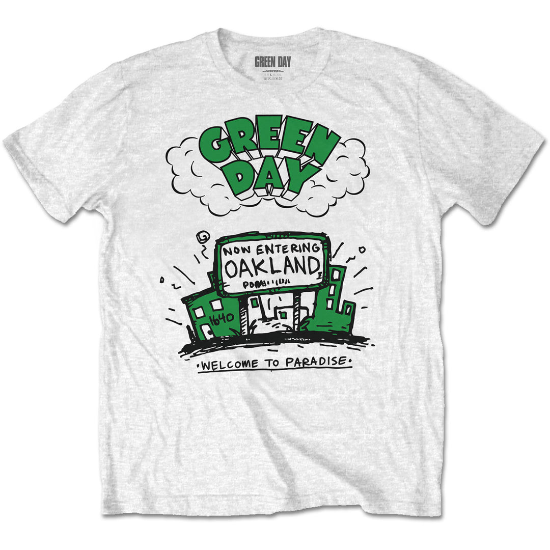 Green Day T-Shirt - Welcome to Paradise