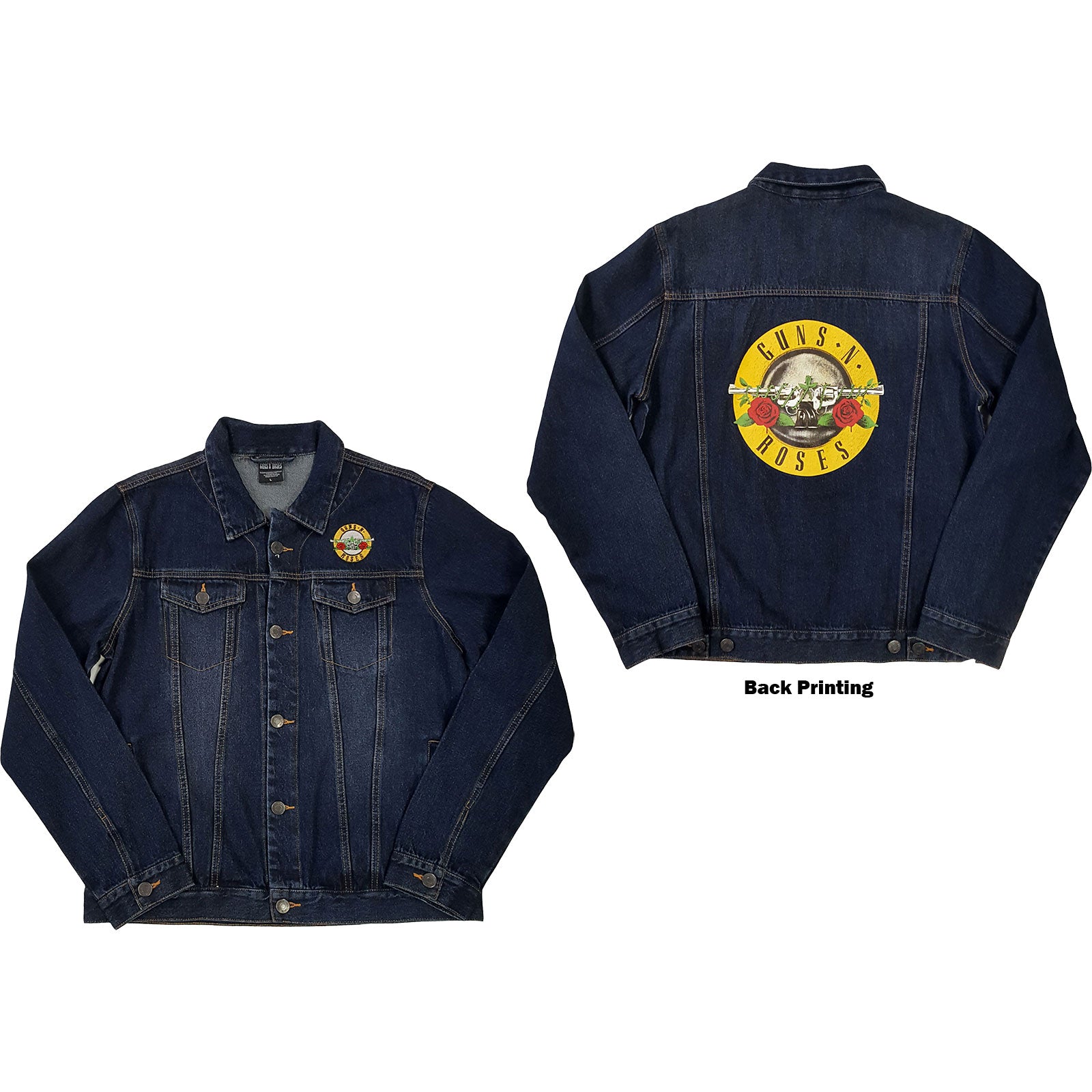 Image of Guns N Roses  - Denim Jacket Rock Off