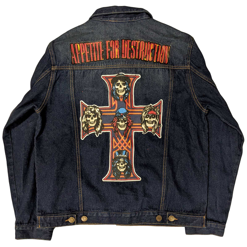 Guns N Roses Men's Rock Off Denim Jacket | Premium 100% cotton