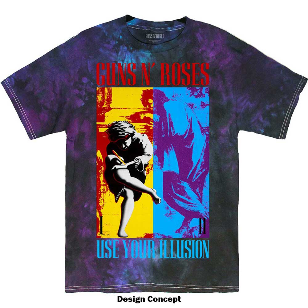 Re:Covered GUNS N' ROSES - T-shirt imprimé - washed black/noir Re:Covered GUNS N' ROSES - T-shirt imprimé - washed black/noir