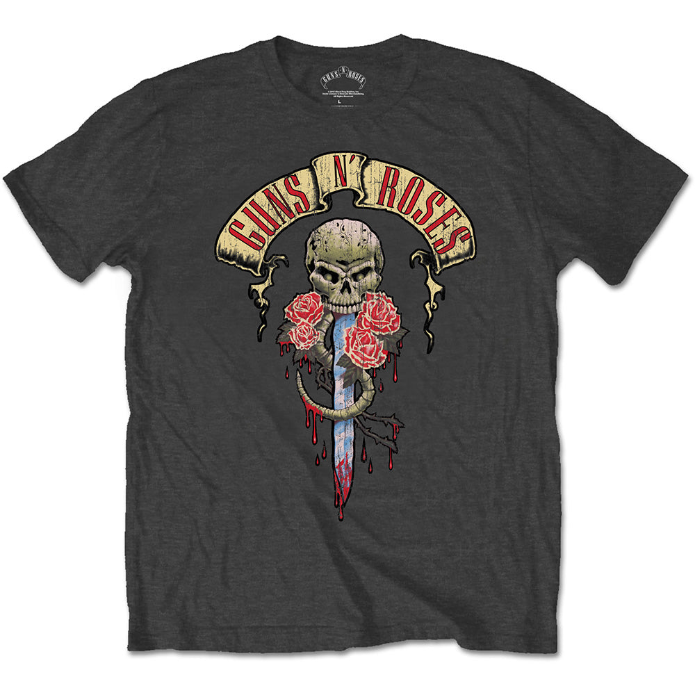 Image of Guns N' Roses T-Shirt - Dripping Dagger Rock Off