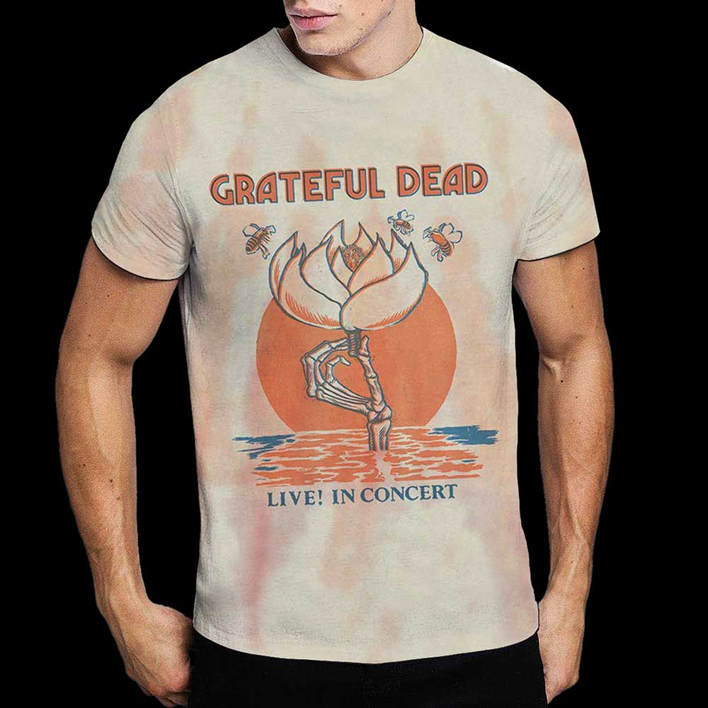 Grateful Dead Unisex T-shirt- Sugar Magnolia (Dip Dye)