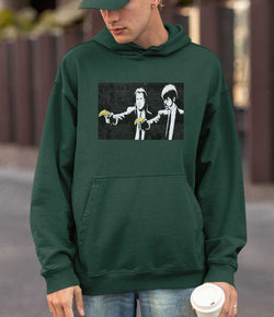 Image of Banksy Hoodie - Pulp Fiction Bananas