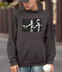 Image of Banksy Hoodie - Pulp Fiction Bananas