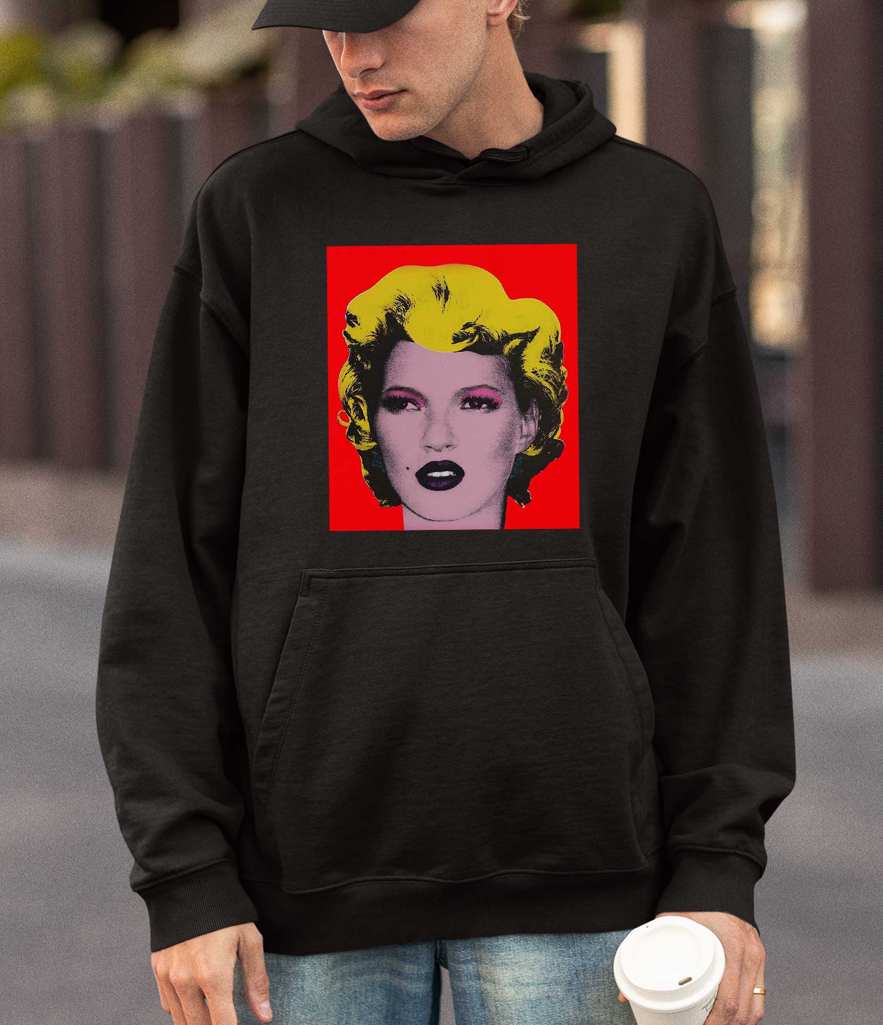 Image of Banksy Hoodie - Kate Moss Banksy-Apparel
