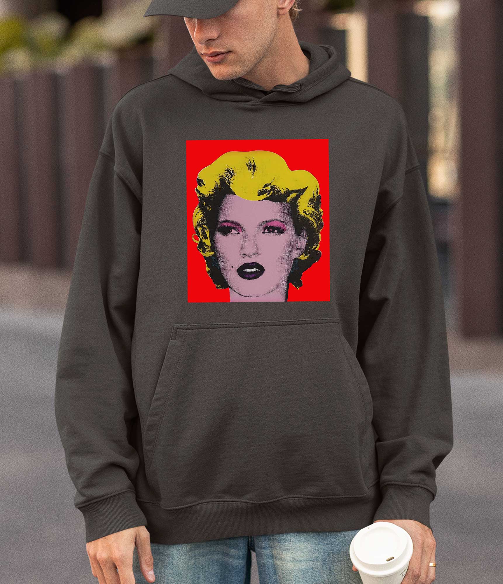 Image of Banksy Hoodie - Kate Moss Banksy-Apparel