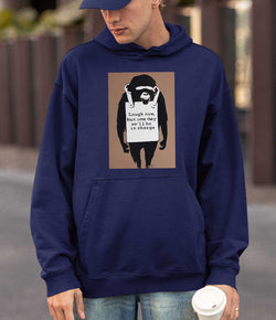 Image of Banksy Hoodie - Laugh Now
