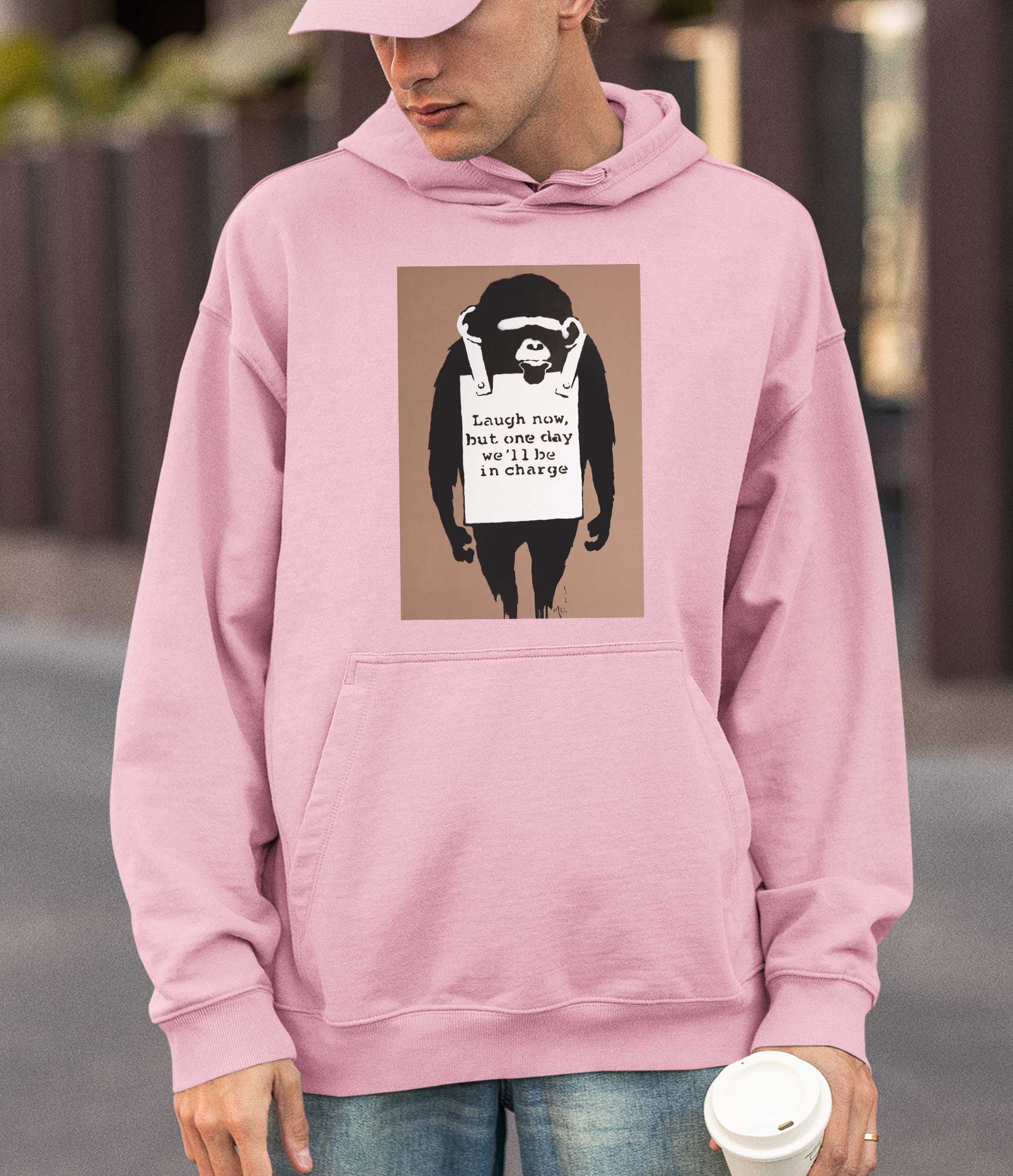 Image of Banksy Hoodie - Laugh Now Banksy-Apparel