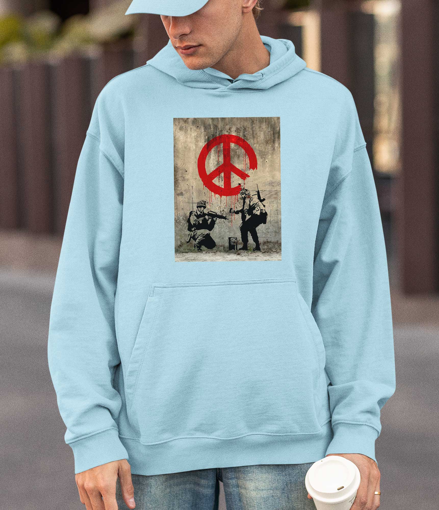 Image of Banksy Hoodie - CND Soldiers Banksy-Apparel