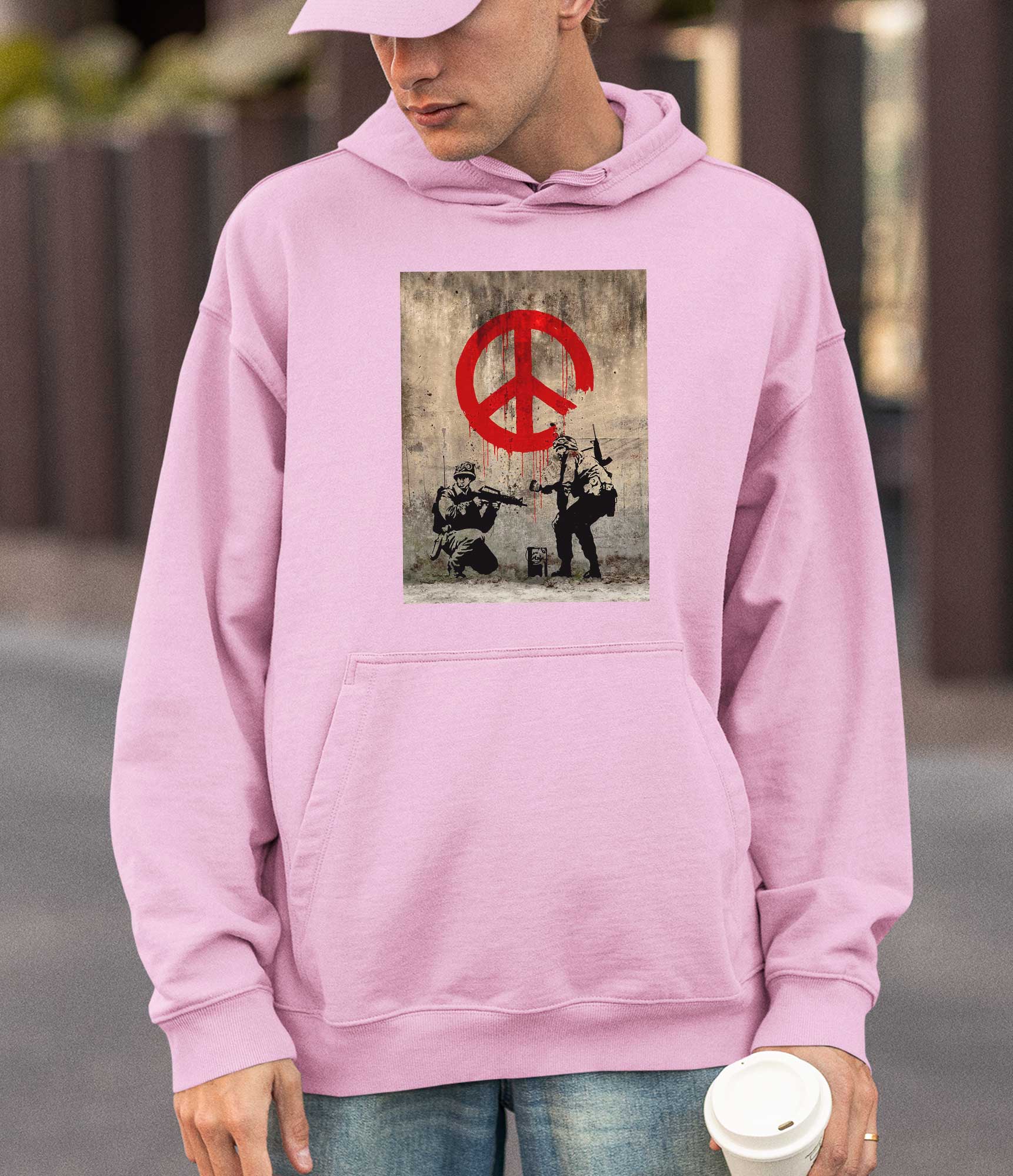 Image of Banksy Hoodie - CND Soldiers Banksy-Apparel