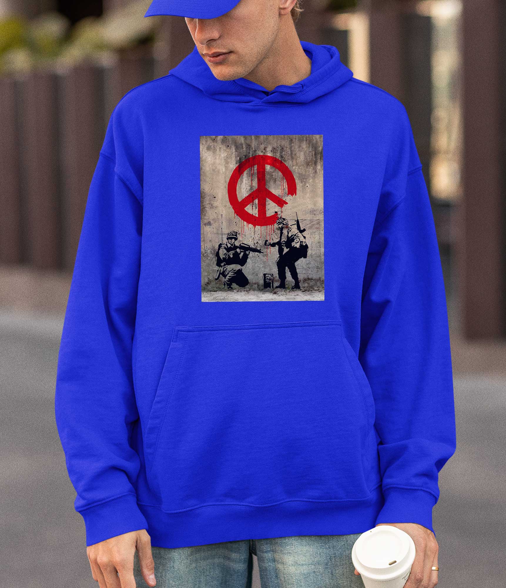 Image of Banksy Hoodie - CND Soldiers Banksy-Apparel