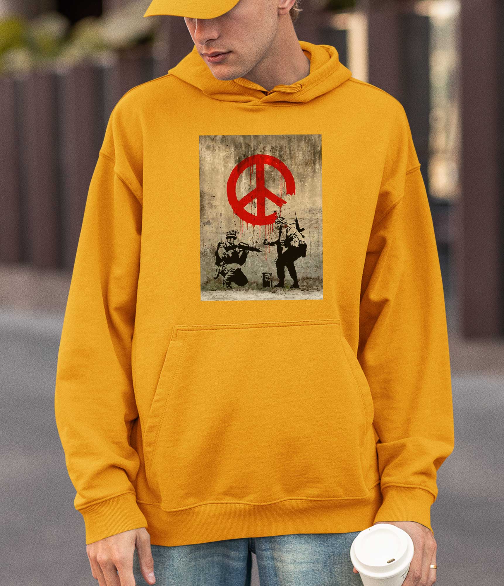 Image of Banksy Hoodie - CND Soldiers Banksy-Apparel