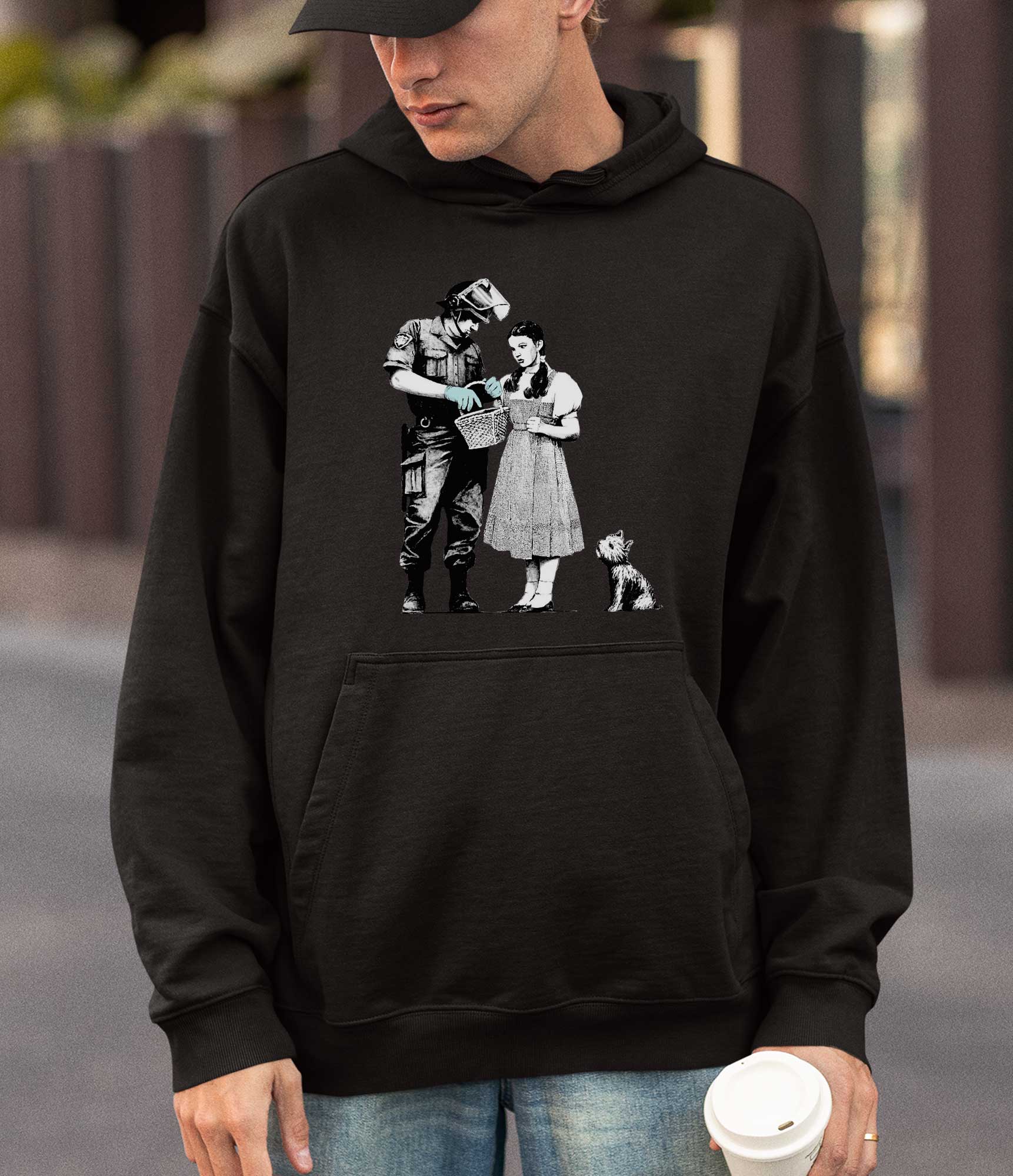 Image of Banksy Hoodie - Dorothy Banksy-Apparel
