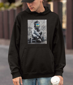 Image of Banksy Hoodie - Gasmask