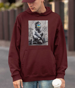 Image of Banksy Hoodie - Gasmask